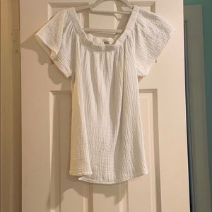 Dylan white off the shoulder top